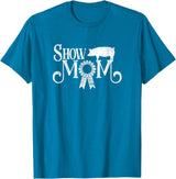 Squatch Design Show Mom Swine Show Pig Lover County Fair Gift Lt. T-Shirt - Sapphire Blue