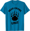 Food Sweat and Beers Bear Crawl Unit T Shirt T-Shirt - Sapphire Blue
