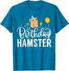 Hamster Birthday Party Birthday Hamster T-Shirt - Sapphire Blue