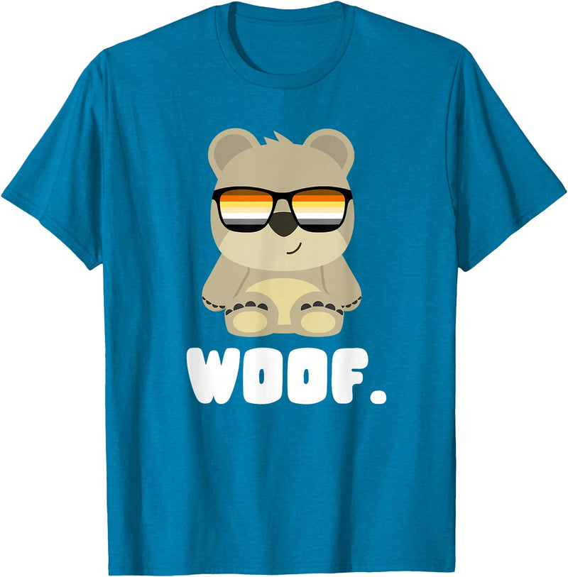 LGBT Bear Community Woof - CSD Bears Gay T-Shirt - Sapphire Blue