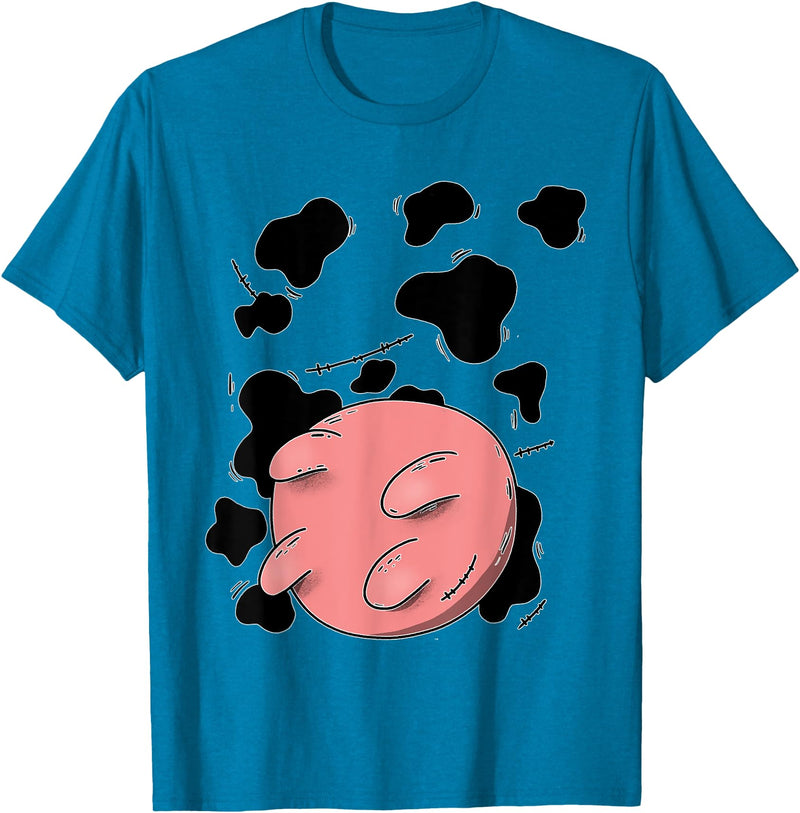 Artsthetic Collection: Halloween Cow Udder Costume T-Shirt - Sapphire Blue