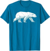 Polar Bear Gift Polar Bear Accessories & Stuff Cool Polar Bear Design For Men Women Arctic Polar Bear Lover T-Shirt - Sapphire Blue