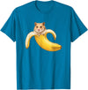 Funny Hamster Lovers Banana Boys Girls Kids Cute T-Shirt - Sapphire Blue