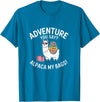 Novelty Alpacas Traveling Family Trip Joke Travel Funny Adventure You Say Alpaca My Bags Llama Women Saying T-Shirt - Sapphire Blue