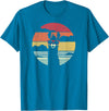 Pack A Punch Llama, Retro Style Alpaca T-Shirt - Sapphire Blue