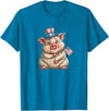 USA Pig Outfit Awesome US Pig T-Shirt - Sapphire Blue