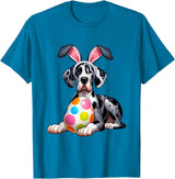 Men Women Rabbit T-Shirt in Sapphire Blue