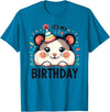Hamster Birthday for Children It's My Birthday T-Shirt - Sapphire Blue