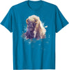 Rocky Mountain Wilderness designs Great Native American White Buffalo Sacred Spirit Animal T-Shirt - Sapphire Blue