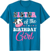 Cow Lover Birthday Men Women Kids Shirts & Gifts Sister of The Birthday Girl Farm Cow Matching Family Shirt T-Shirt -