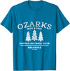Arkansas Wilderness Designs and Gifts Buffalo National River - Arkansas - Ozark Mountains T-Shirt - Sapphire Blue