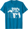 Mens Beepa Bear T-Shirt Father's Day Tee T-Shirt - Sapphire Blue
