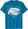 LGBT Trans Pride Shirts Mom Mama Bear for Moms LGBTQ Mama Bear Transgender Flag Gay Equal Rights Trans T-Shirt - Sapphire Blue