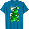 Urban Empyre Green Gummy Bear T-Shirt - Sapphire Blue