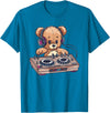 Colorful Teddy Art I Kids Teddy Bear Cute Teddy DJ T-Shirt - Sapphire Blue