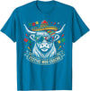 Cinco De Mayo Fiesta Moo Tees Vintage Highland Cow Cinco De Mayo Funny Retro Fiesta Design T-Shirt - Sapphire Blue