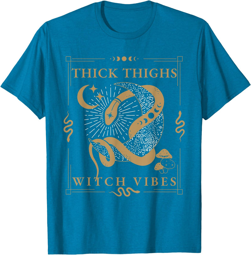 Snakes & Tarot Aesthetic Thick Thighs Witch Vibes Snakes & Tarot Tattoo Aesthetic Thick Thighs Witch Vibes T-Shirt -