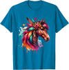 Unique Horse Gifts for Horse Lovers Horses Girls Women Rider Riding Horse Lovers Horse T-Shirt - Sapphire Blue