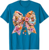 Summerween Tees NYC Summerween Bow Coquette Summer Halloween Ghosts Beach Coffee T-Shirt - Sapphire Blue