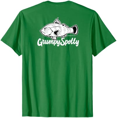 Grumpy Spotty Apparel Grumpy Spotted Bay Bass Everyday Shirt T-Shirt - size chart
