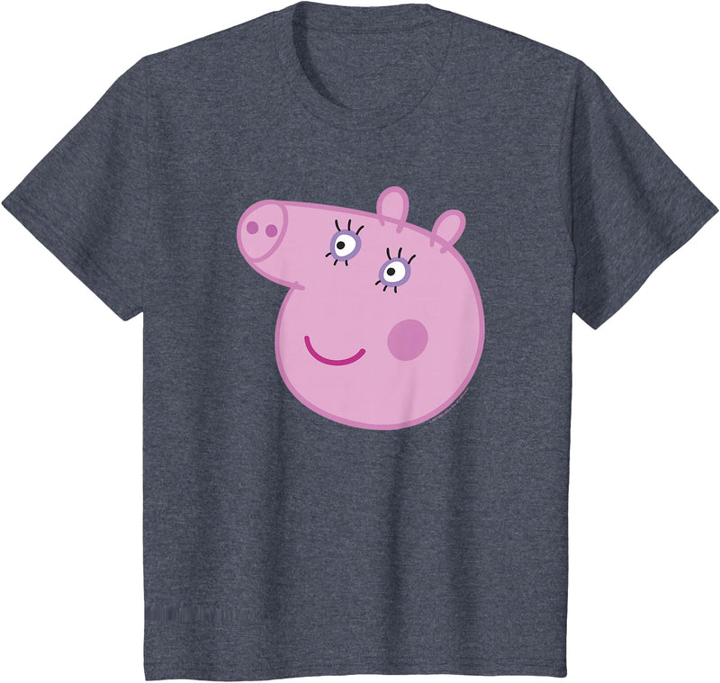 Peppa Pig Mummy Pig Head Shot T-Shirt - Heather Blue
