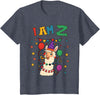 2 years old 2th birthday Llamas Llama Alpaca Shop 2 Years Old 2 Birthday Llamas Alpaca Boy Girl Llama T-Shirt - Heather Blue