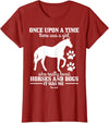 We Love Horses & Dogs - Gifts For Girls Horses & Dogs Funny Horse Girl Gift T-Shirt - Cranberry Red