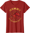 Chinese New Year 2026 Family Matching Fire Horse Mommy of the Baby Horse Chinese New Year 2026 Fire Horse T-Shirt - Cranberry Red