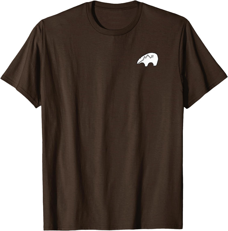 P&L Originals Zuni Bear pocket-style tee shirt emblem T-Shirt - Brown