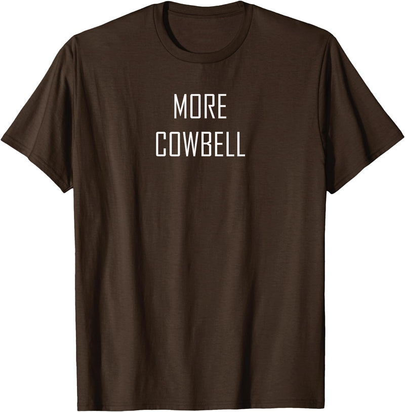 Mint Chip Productions More Cowbell Tee T-Shirt - Brown