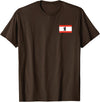 Berlin Bear Flag BERLIN GERMANY FLAG BEAR FLAG T-Shirt - Brown