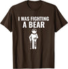 Handicap PWD Amputee And Disabled Apparel I Fought A Bear Handicap Amputee PWD Disabled T-Shirt - Brown