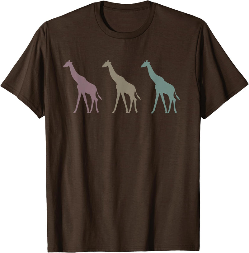Niki Giraffes T-Shirt - Brown