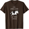 Cow Appreciation Day Clothing Cow Appreciation - Eat More Chicken T-Shirt - Brown