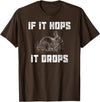 Funny Rabbit Hunting - Great Sarcastic Hunter Gift T-Shirt in Brown