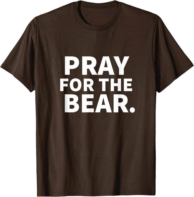 Pray For The Bear Zag Pray For The Bear T-Shirt - Brown