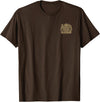 THE LION AND THE UNICORN OF THE UNITED KINGDOM UNITED KINGDOM UK COAT OF ARMS LION AND UNICORN SYMBOL T-Shirt - Brown