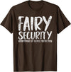 Halloween Mega Warehouse Fairy Security Vintage Group Couples Matching Halloween T-Shirt - Brown