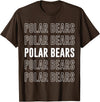 Polar Bears Apparel Polar Bears T-Shirt - Brown
