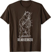 Viking Bear Warrior Lover Shirts Viking Bear Warrior Polar Brown Bear Berserkers T-Shirt T-Shirt - Brown