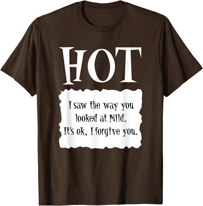Halloween Hot Packet Matching Costume Shirt by T&T HOT - Hot Packet Halloween Taco Costume T-Shirt - Brown