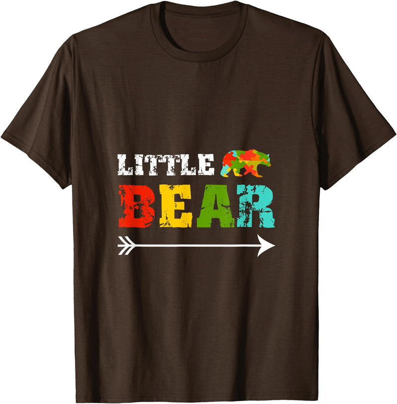 Love Not Cure Tees Little Bear T-Shirt for Autism Awareness - Brown