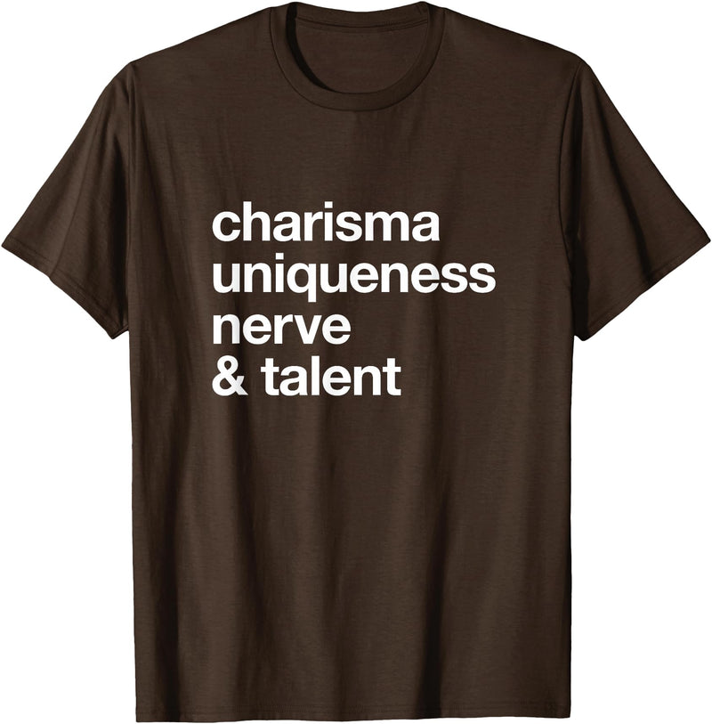 Bear-ly Gay Tees Funny Charisma Uniqueness Nerve Talent Gay Clothing T-Shirt - Brown