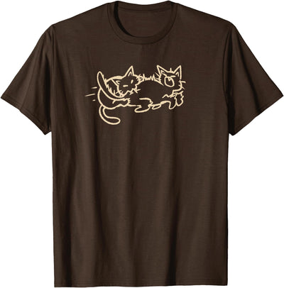 Funny Animals Y2K 90s Art Cat Tomcat 90s Y2K Fighting T-Shirt