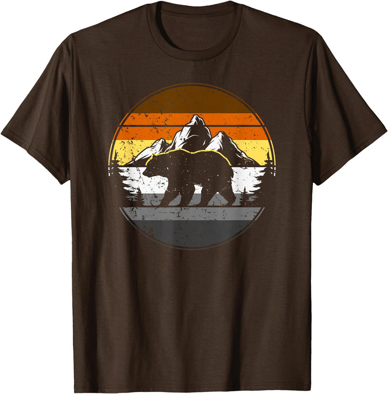 Bear Gay Pride by Content Design Studio Gay Men, Bear Community, Gay Bear T-Shirt - Brown