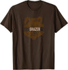 Brown Bear Lovers and Fat Grizzy Fans 2023 Grazer Bear design fat brown grizzly fan beartober week 2023 T-Shirt - Brown