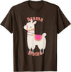 Cute Llama Shirts Drama Llama T-Shirt for Adults and Kids T-Shirt - Brown