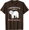 Hiking Lover Design Easily Distracted By Polar Bears and Space T-Shirt - Brown