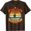My favorite fishing partner calls me dad T-Shirt - Brown