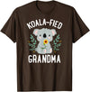 Mothers Day Stuff for Mom from Daughter or Son Koalafied Grandma Koala Bear Sunflower Floral Mothers Day T-Shirt - Brown